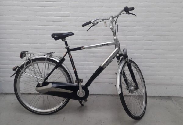 City Star City Line Zilver Grijs/ Zwart Glans Heren