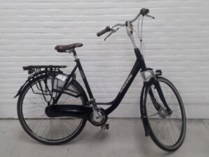 Gazelle Orange Zwart Mat Lage instap