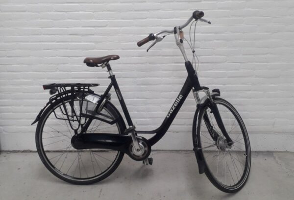 Gazelle Orange Zwart Mat Lage instap