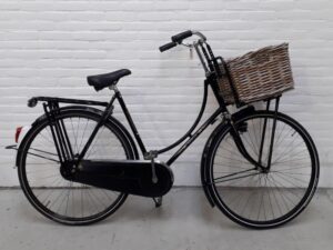 Gazelle Tour Populair Zwart Glans Dames