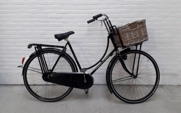 Gazelle Tour Populair Zwart Glans Dames