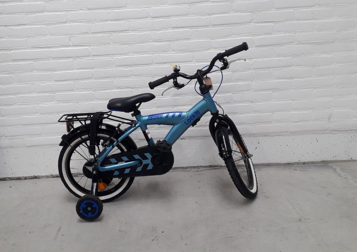 Loekie Snake Blauw Mat 16 Jongens