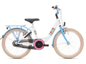 Bikefun Lots of Love Wit/ Blauw Glans 20 Meisjes