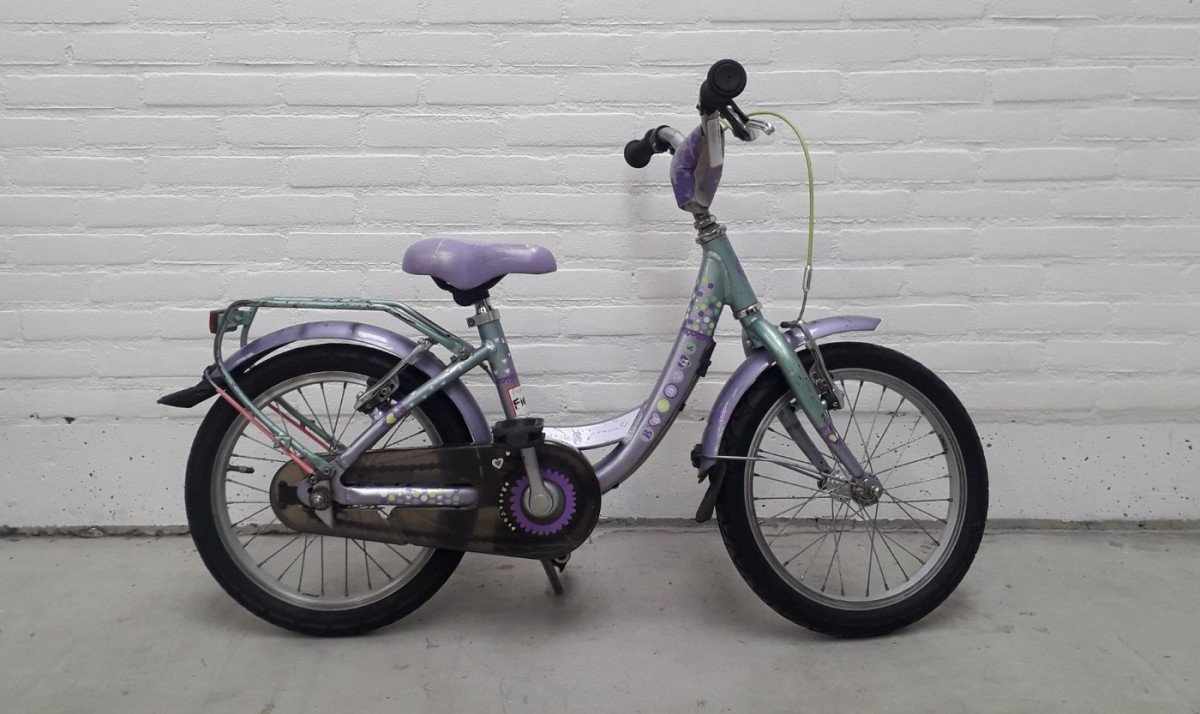 Batavus Star Lila/ Groen Glans 16 Meisjes