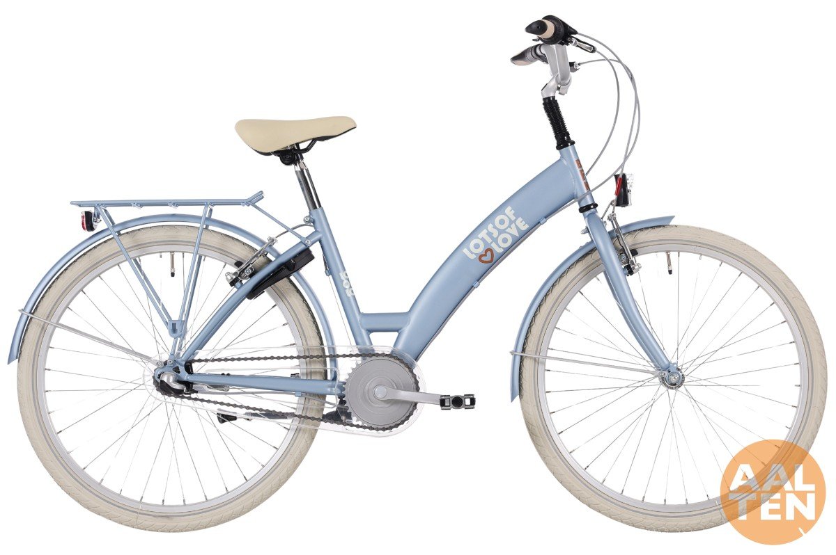 Bikefun Lots of love Blauw Mat Meisjes