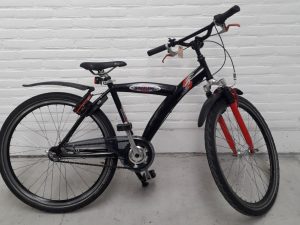 Batavus SNAKE Zwart/ Rood Glans 26 Jongens