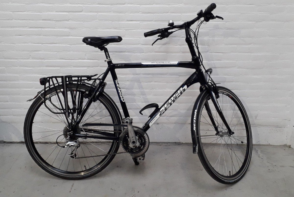 Sensa Superlite Zwart/ Wit/ Blauw Glans Heren