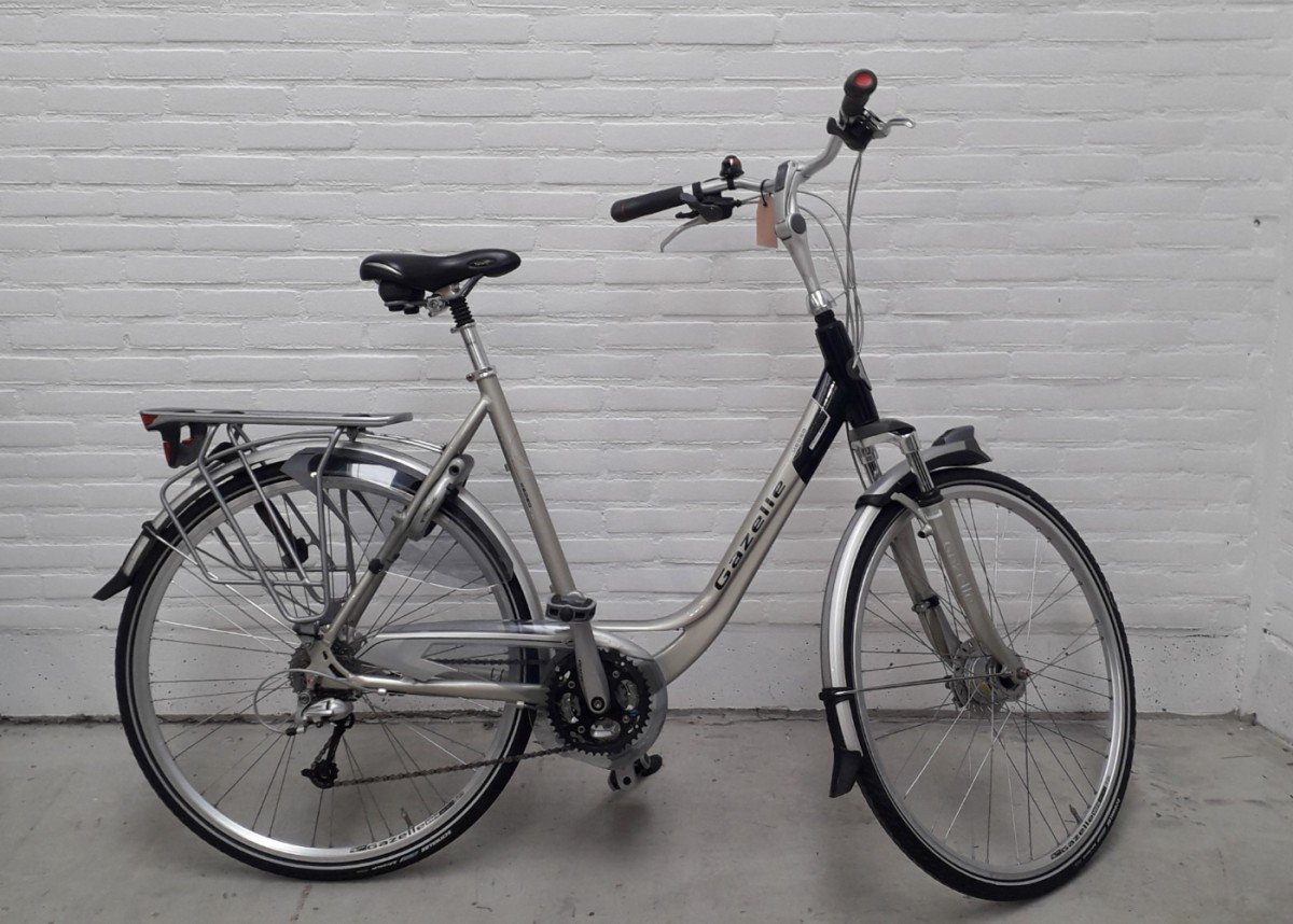 Gazelle Medeo Zilver Grijs Glans Dames