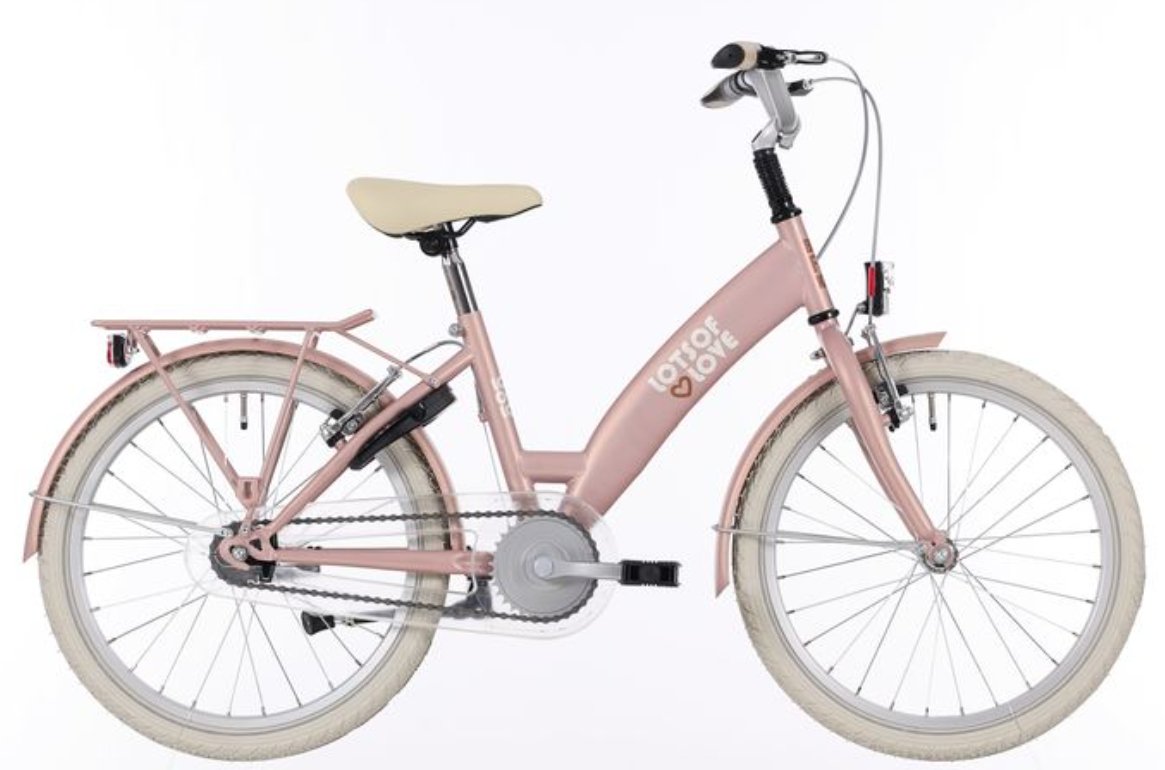 Bikefun Lots of Love Mat Roze 20 Meisjes