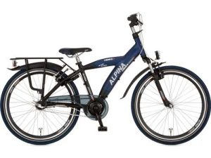 Alpina Yabber Sporty Blue Matt - Jet Black Metallic Matt 26 Jongens