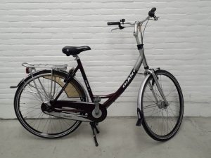 Giant Metro Grijs/ Rood Glans Dames