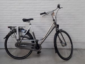 Gazelle Paris Wit/ Grijs Glans Dames