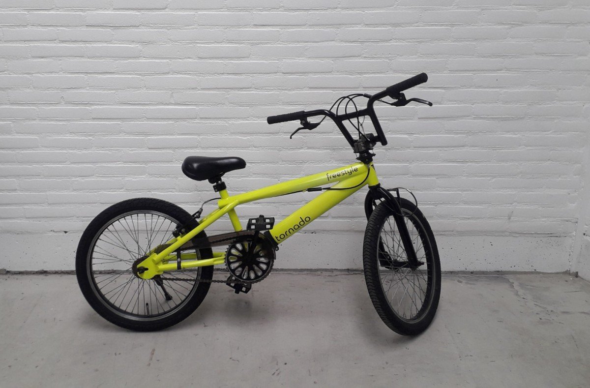 Tornado Freestyle bike lux Neon Groen Glans 20