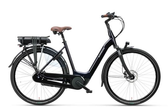 Batavus Finez E-go Active Plus Donkerblauw Lageinstap - Afbeelding 4