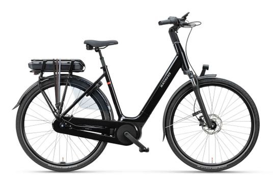 Batavus Finez E-Go Active Plus N8 Zwart Glans Lageinstap - Afbeelding 3