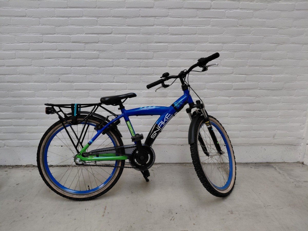 Batavus Snake 24 Inch Blauw Glans Jongens