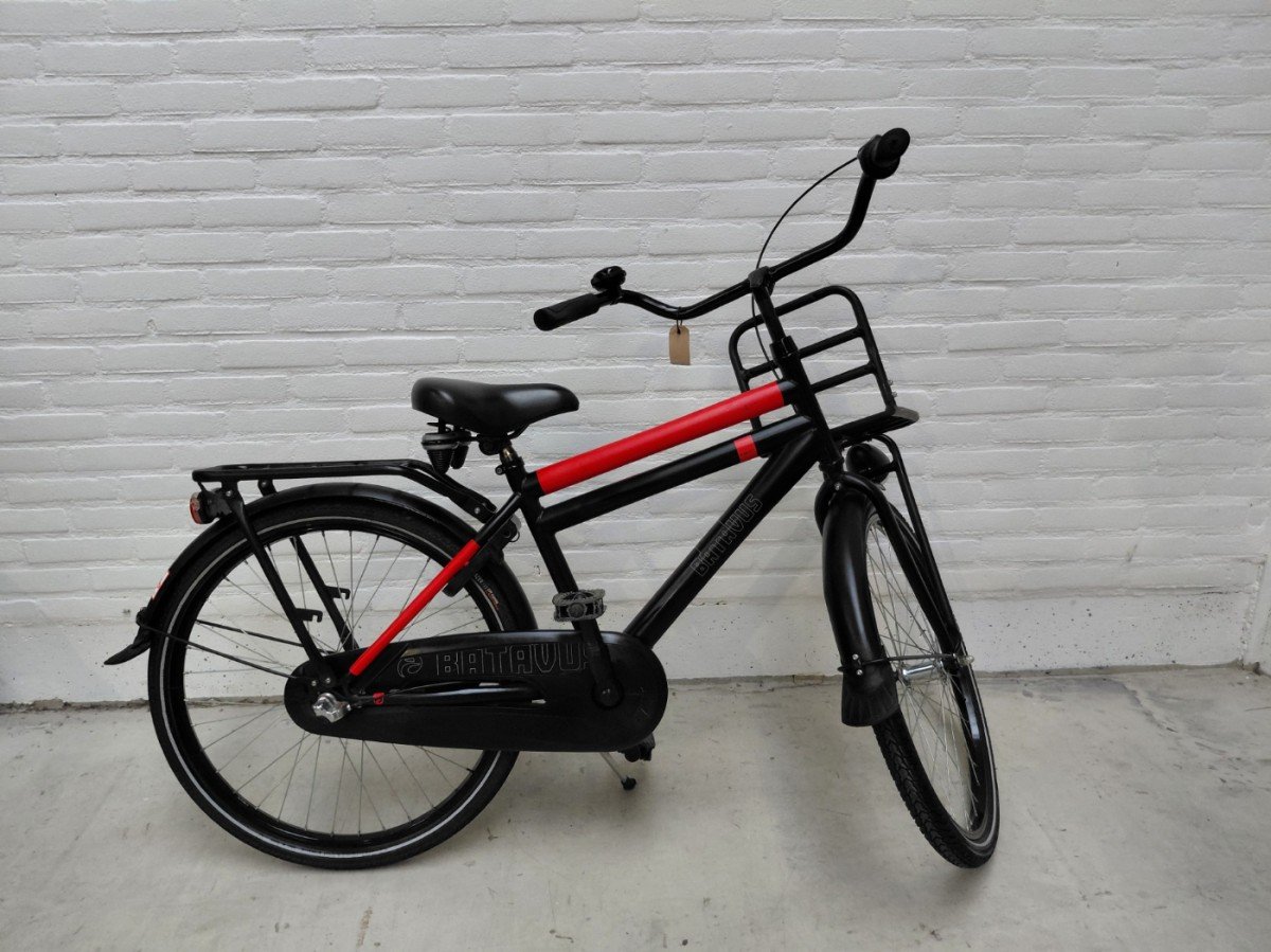 Batavus Amigo Zwart/ Rood Mat 24 Jongens