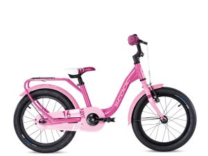 Scool niXe 16-1 1-speed terugtraprem Pink/Baby Pink Meisjes