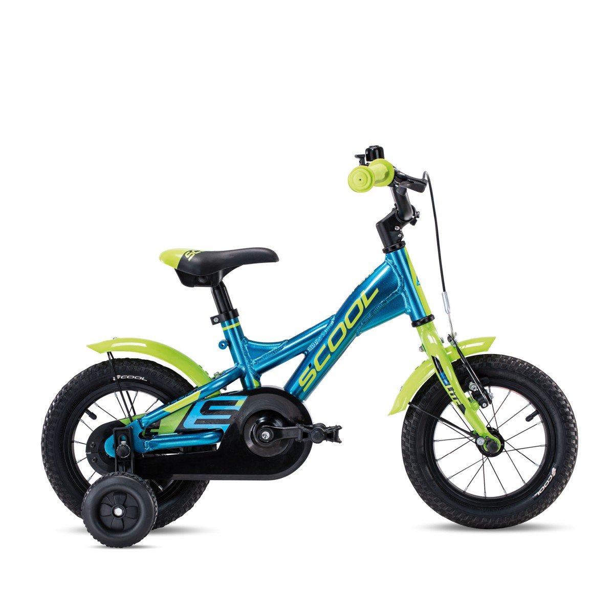 Scool XXlite 12-1 1-Speed Blue/Lime Jongens