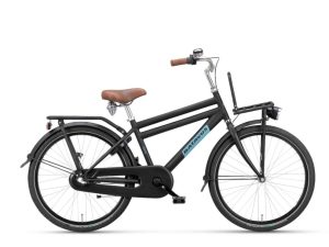 Batavus PACKD 24 HR3 Black 38/24 Zwart Mat Jongens