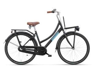 Batavus PACKD 26 DR3 Black 43/26 Zwart Mat Meisjes