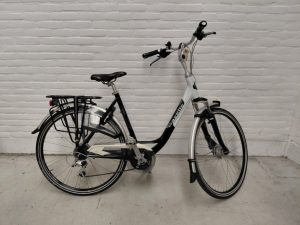 Gazelle Medeo Wit/ Zwart Glans Glans Dames